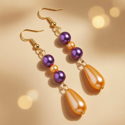 Earrings Mandarin Violet