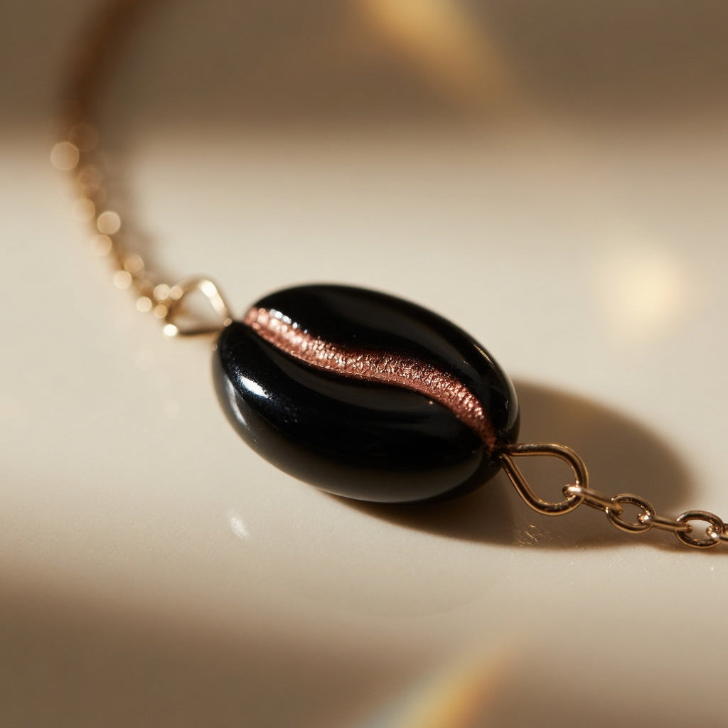 Necklace Midnight Coffee Beans