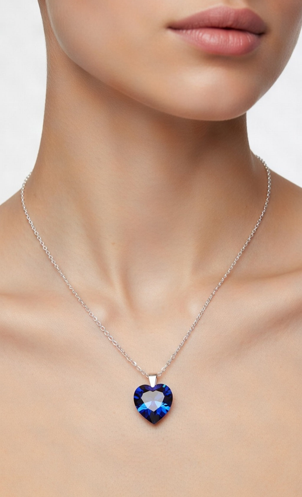 Pendant Sapphire Depth Heart