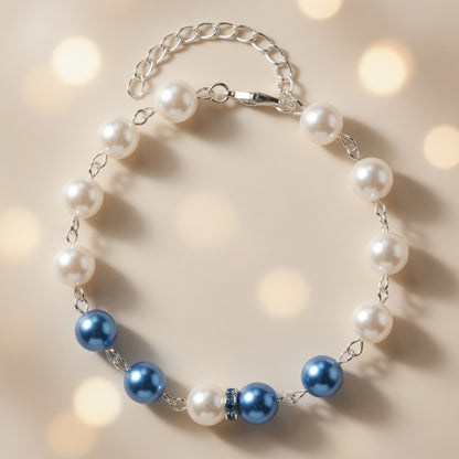 Czech Glass Sea Pearl Bracelet