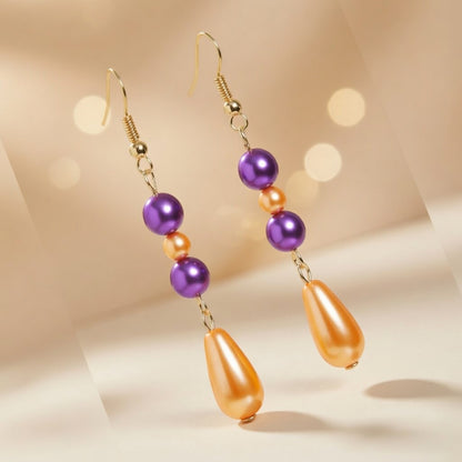 Earrings Mandarin Violet
