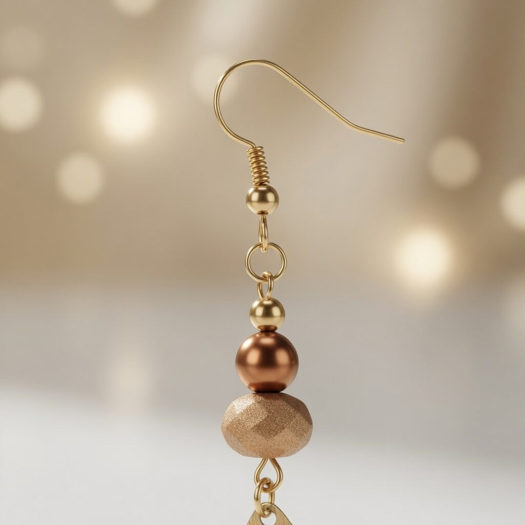 Copper Radiance Earrings