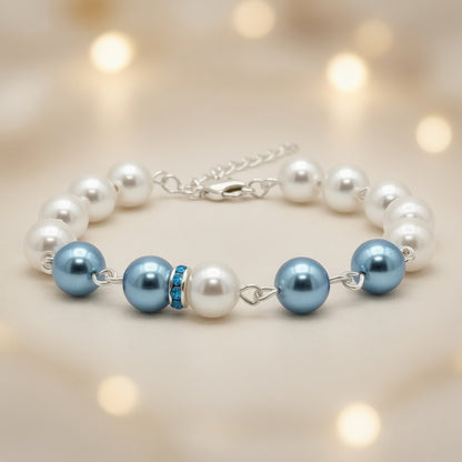 Czech Glass Sea Pearl Bracelet