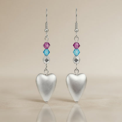 Earrings Moonlit Aureole Heart