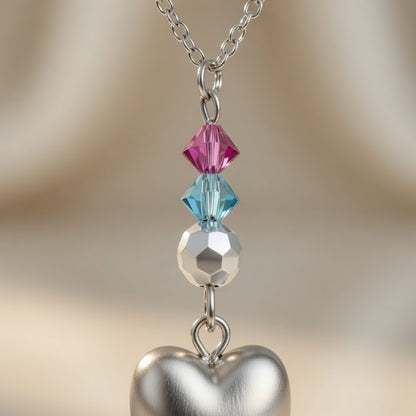 Necklace Rainbow Tenderness Heart