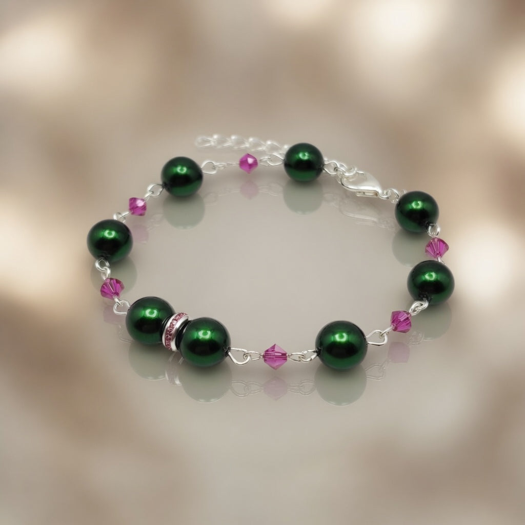Bracelet Emerald Fuchsia
