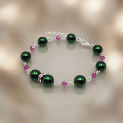 Bracelet Emerald Fuchsia