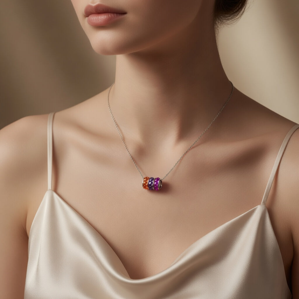 Sunset Amethyst Glow Necklace