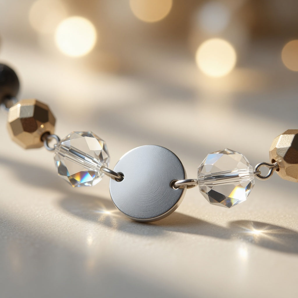 Czech Glass Lunar Dance of Shadows Necklace