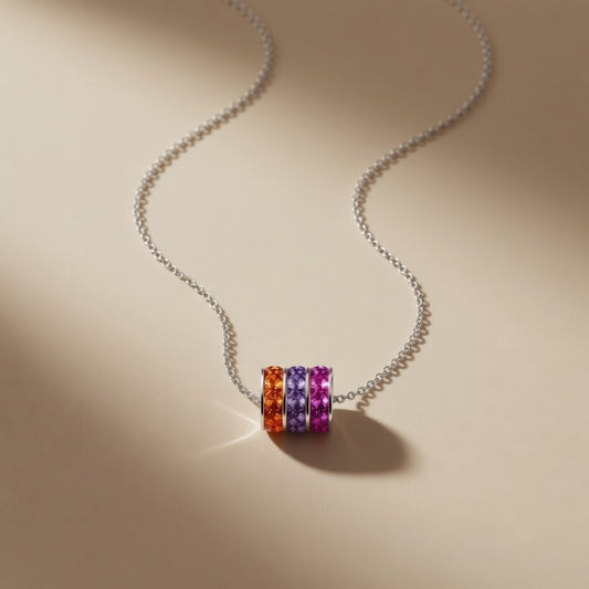 Sunset Amethyst Glow Necklace