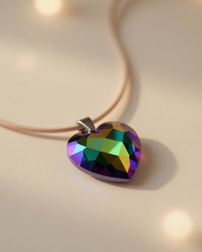 Swarovski Crystal Mystic Ocean Heart Pendant