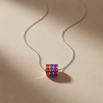 Sunset Amethyst Glow Necklace