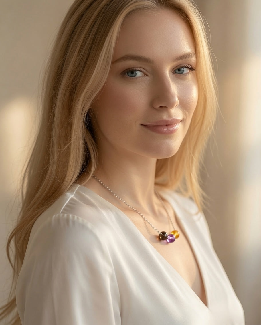 Trinity Aura Glow Necklace