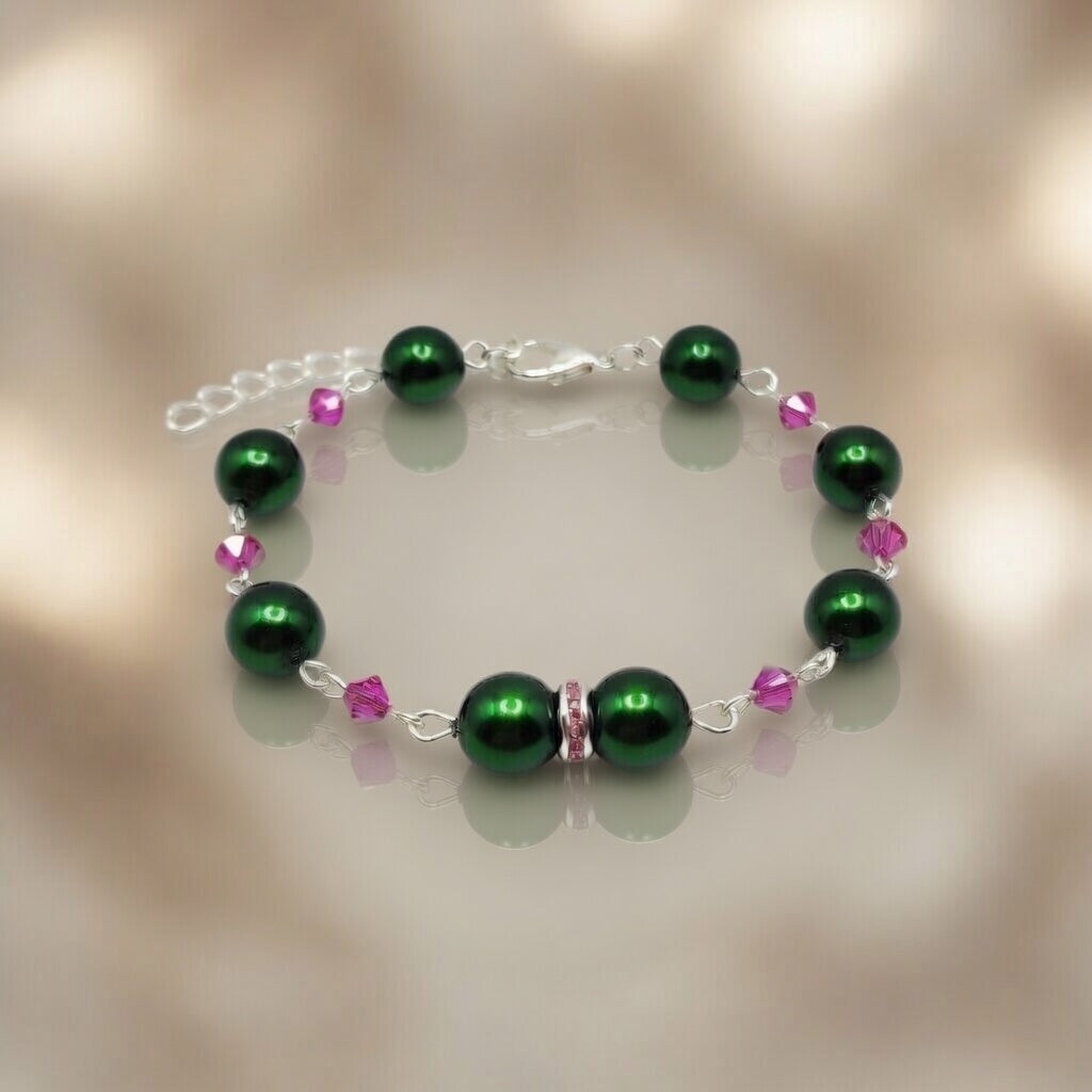 Bracelet Emerald Fuchsia