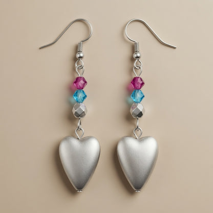 Earrings Moonlit Aureole Heart