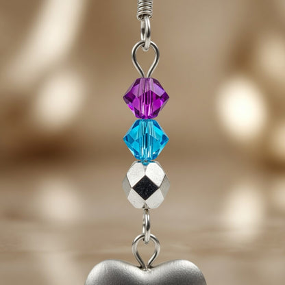 Earrings Moonlit Aureole Heart