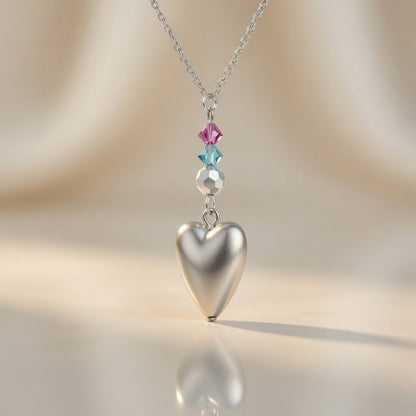 Necklace Rainbow Tenderness Heart