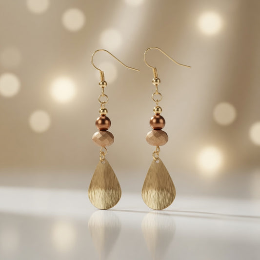Copper Radiance Earrings