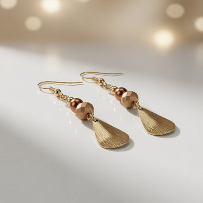 Copper Radiance Earrings