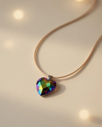Swarovski Crystal Mystic Ocean Heart Pendant