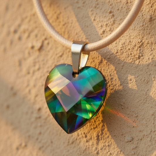 Swarovski Crystal Ocean Heart Pendant