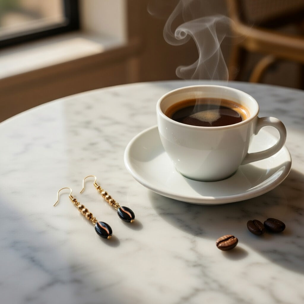Earrings Coffeehouse Nocturne