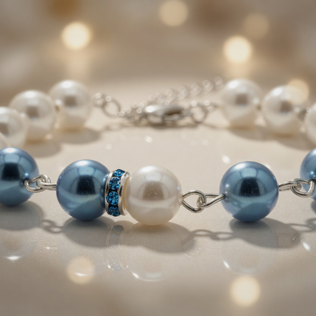 Czech Glass Sea Pearl Bracelet