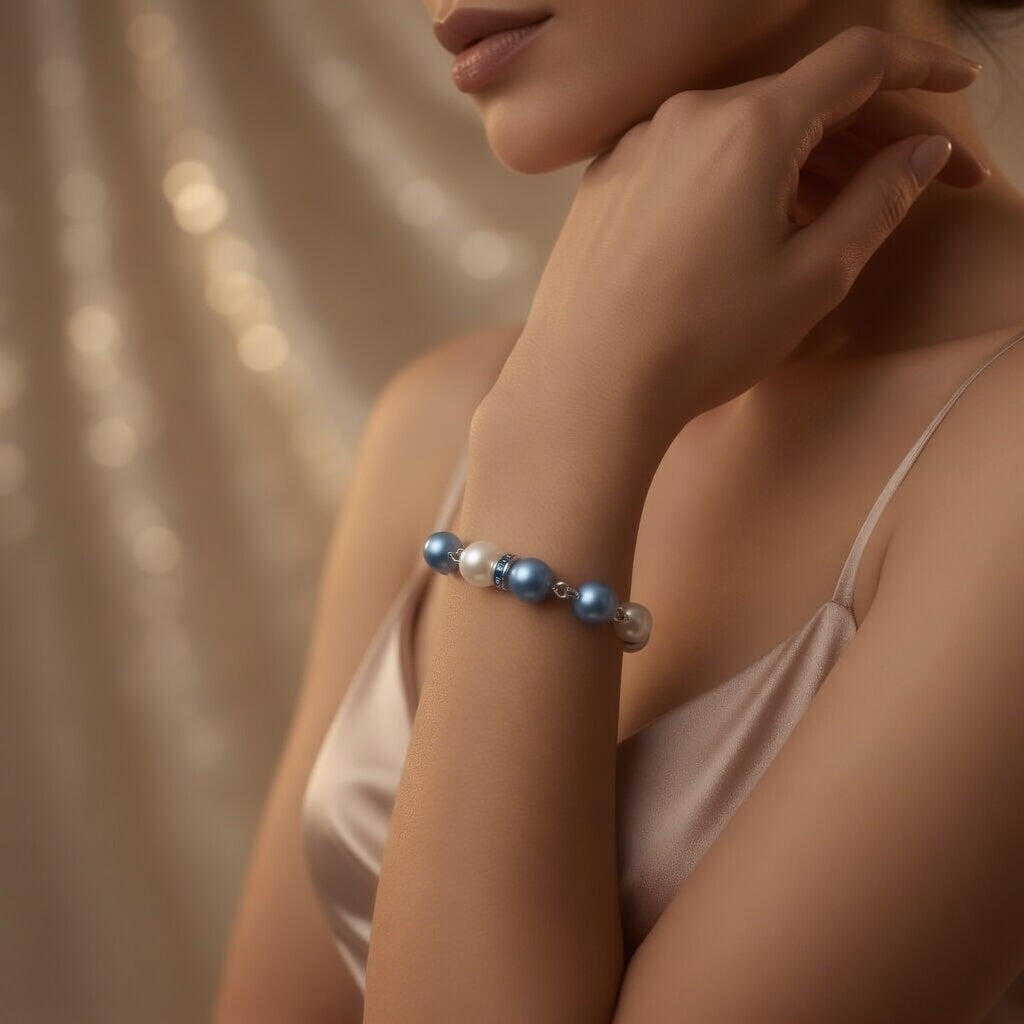 Czech Glass Sea Pearl Bracelet
