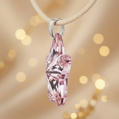 Swarovski Crystal Pendant Rose Starfish