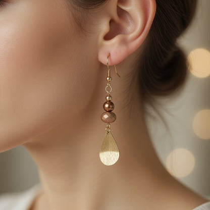 Copper Radiance Earrings