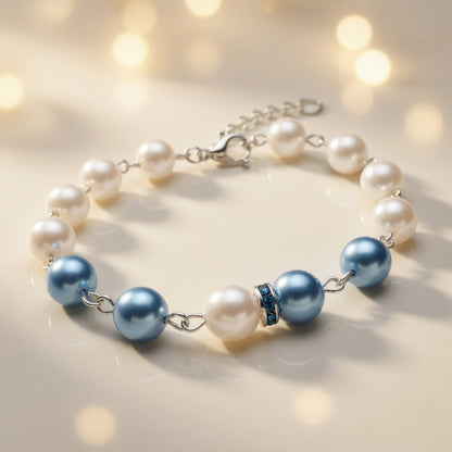 Czech Glass Sea Pearl Bracelet