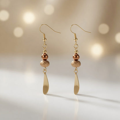 Copper Radiance Earrings