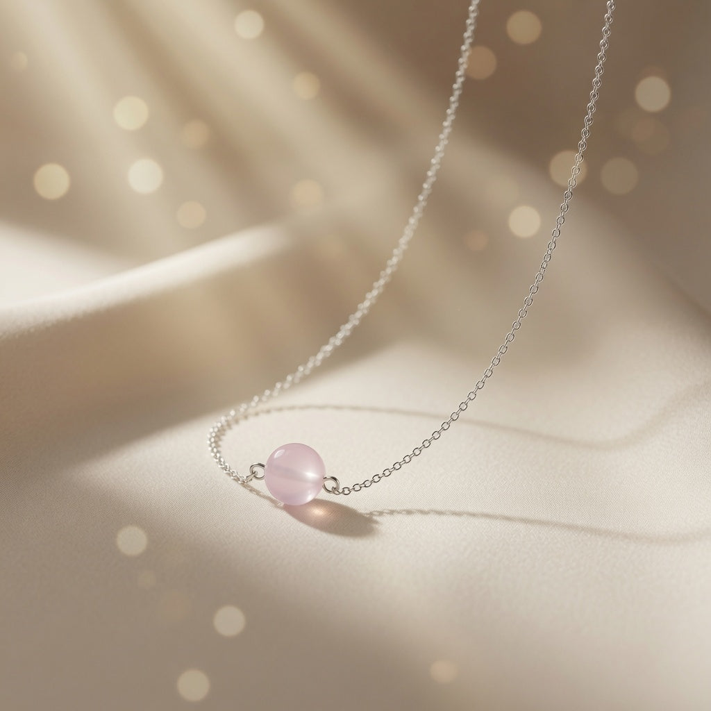 Pink Aura Glow Necklace
