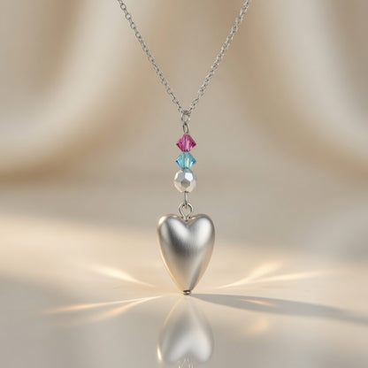 Necklace Rainbow Tenderness Heart