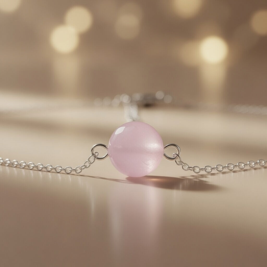 Pink Aura Glow Necklace