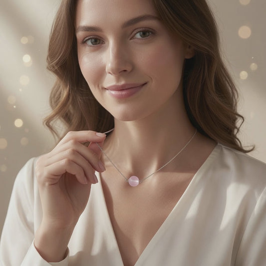 Pink Aura Glow Necklace