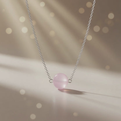 Pink Aura Glow Necklace