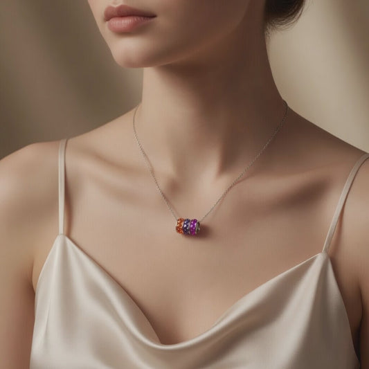 Sunset Amethyst Glow Necklace