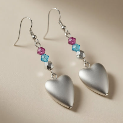 Earrings Moonlit Aureole Heart