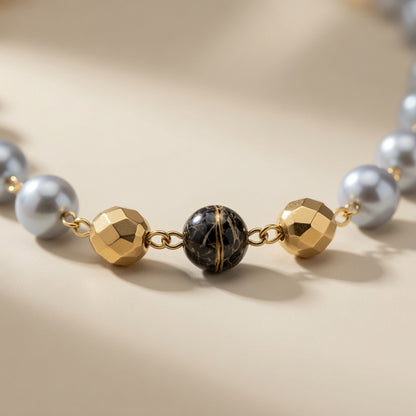 Czech Glass Pearls of the Heavens Bead Necklace