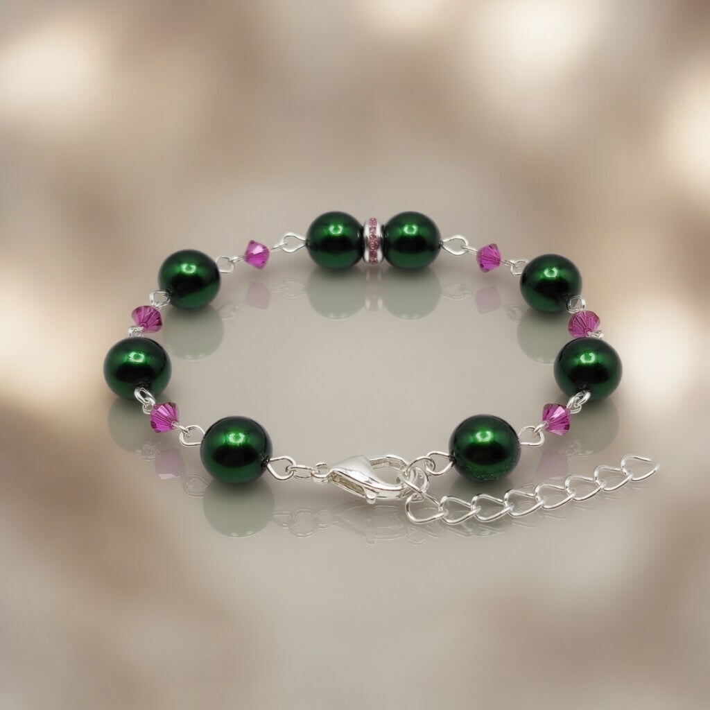 Bracelet Emerald Fuchsia
