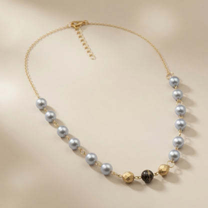 Czech Glass Pearls of the Heavens Bead Necklace