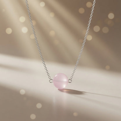 Pink Aura Glow Necklace